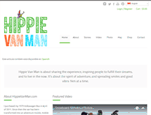 Tablet Screenshot of hippievanman.com